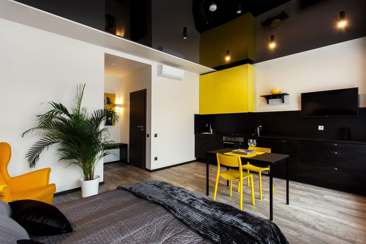 108-cm-Flachbildfernseher mit Kabelempfang