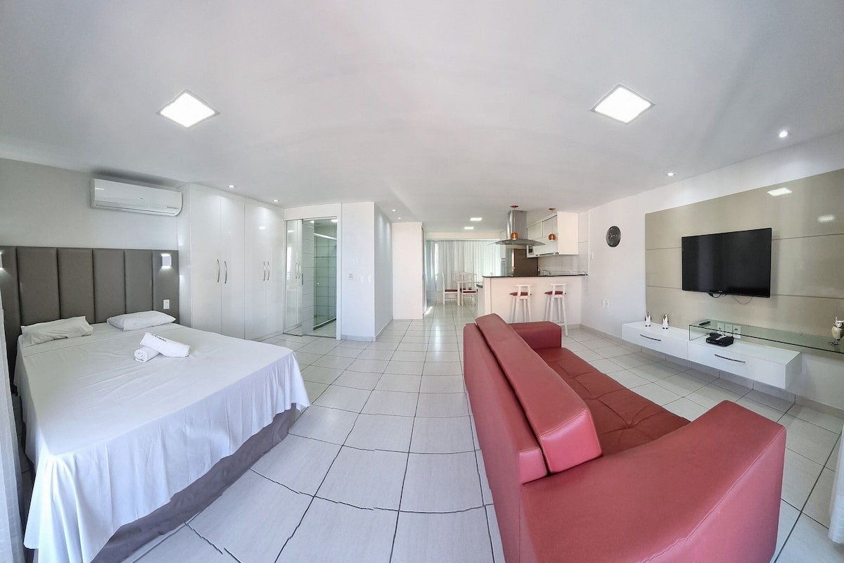 Appartement Panoramique | 2 chambres, rideaux occultants, Wi-Fi gratuit, draps fournis