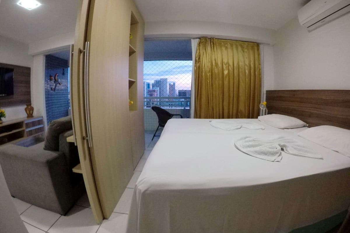 2 bedrooms, blackout drapes, free WiFi, bed sheets