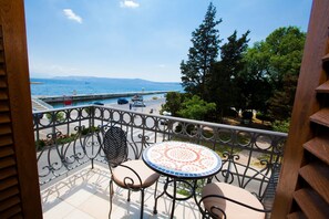 Uitzicht vanaf balkon