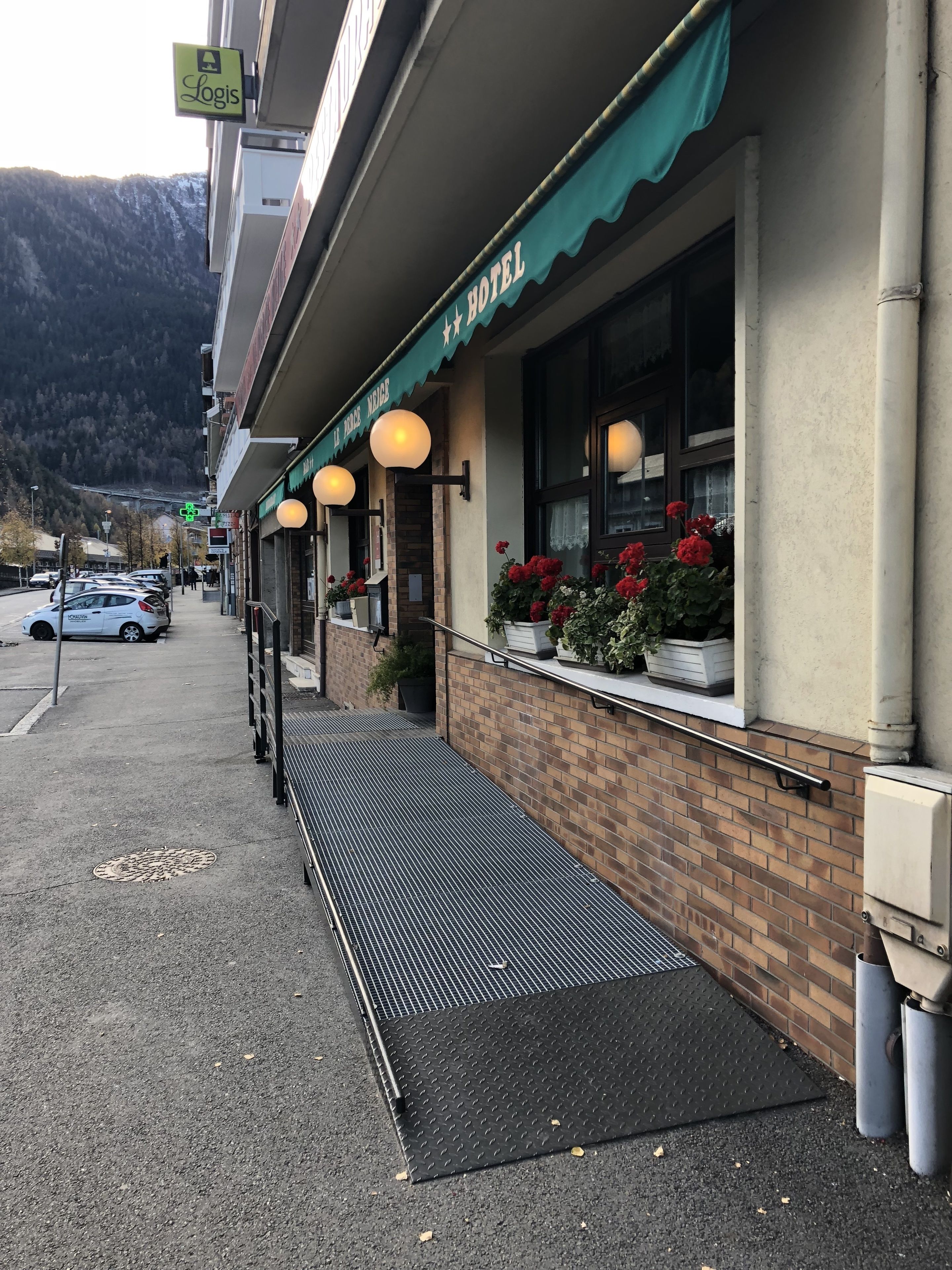 Façade de l’hébergement