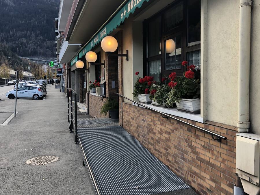 Majoituspaikan julkisivu