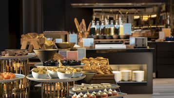 Daily buffet breakfast (EUR 14 per person)