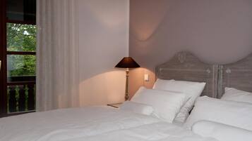 Down comforters, minibar, in-room safe, individually decorated