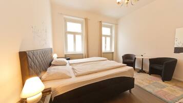 2 Schlafzimmer, Bügeleisen/Bügelbrett, kostenloses WLAN, Bettwäsche