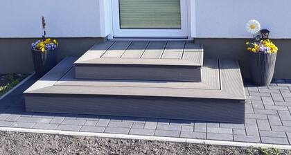 Apartment Wiek new building, center, near the harbor, car Stellpl. & Terrace, W-LAN