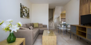 Villa, 3 Bedrooms | Living room | Flat-screen TV - Possidi Villas II by Halkidiki Villas (Kassandra)