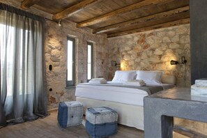 Deluxe Apartment, 1 Bedroom, Ground Floor | 1 bedroom, premium bedding, individually decorated - Opora Country Living (Nafplio)