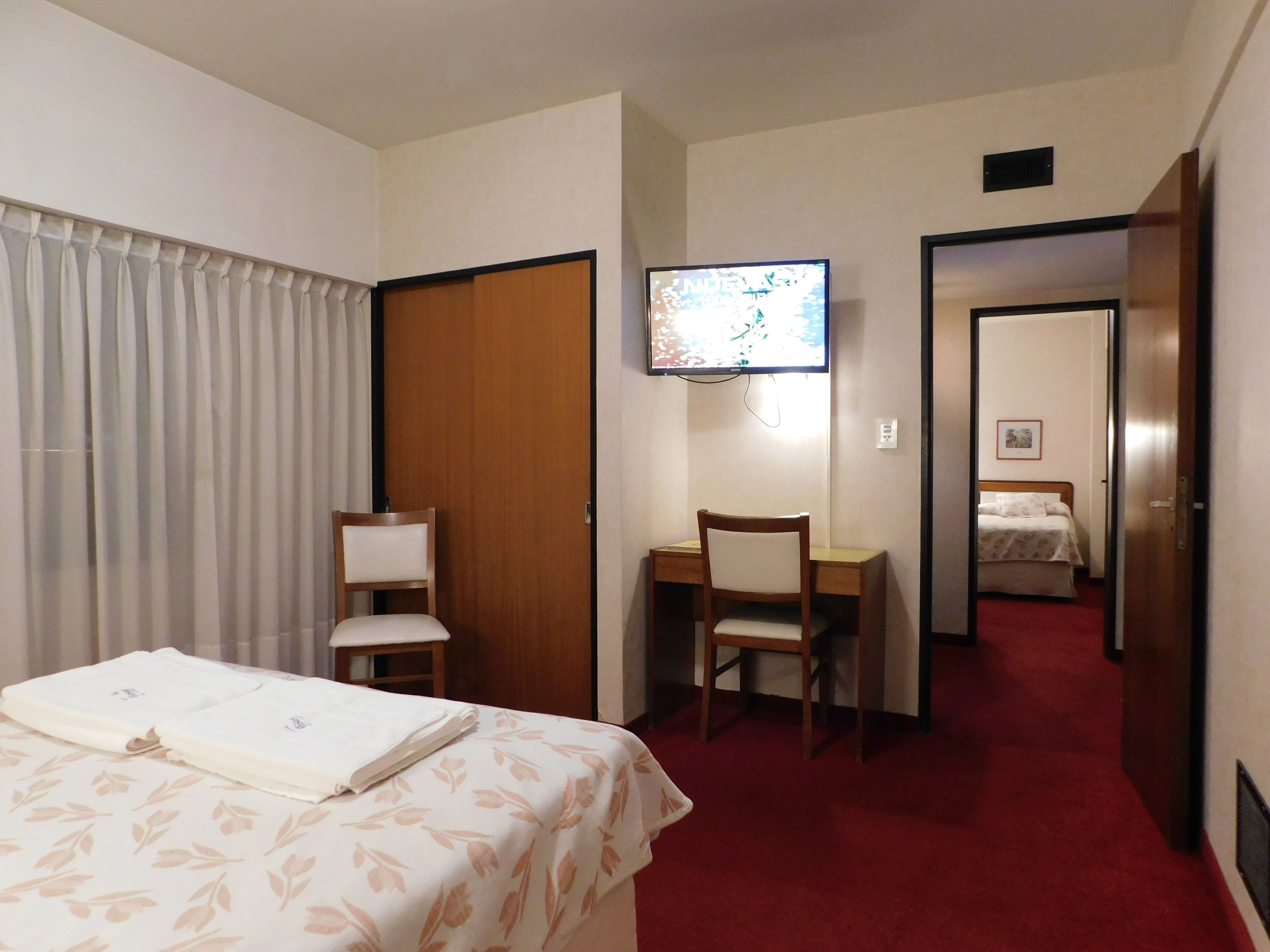 standard apartment, 2 bedrooms, non smoking | in-room safe, desk, blackout curtains, iron/ironing board