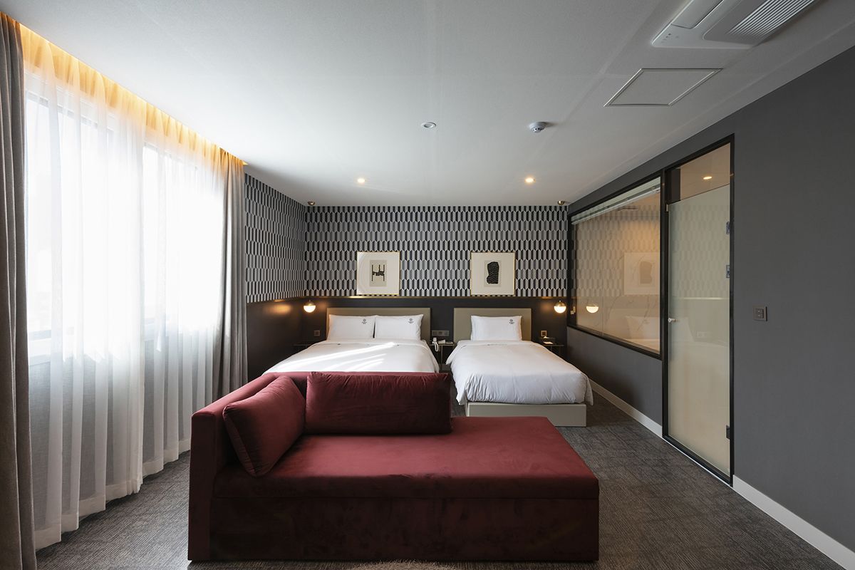 family twin room | 1 bedroom, egyptian cotton sheets, premium bedding, down duvets