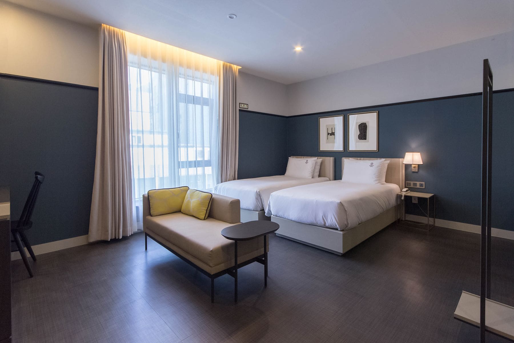 Deluxe Twin Room, 2 Twin Beds, Non Smoking, City View | View from room