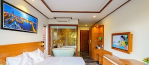 Minibar, in-room safe, desk, blackout curtains