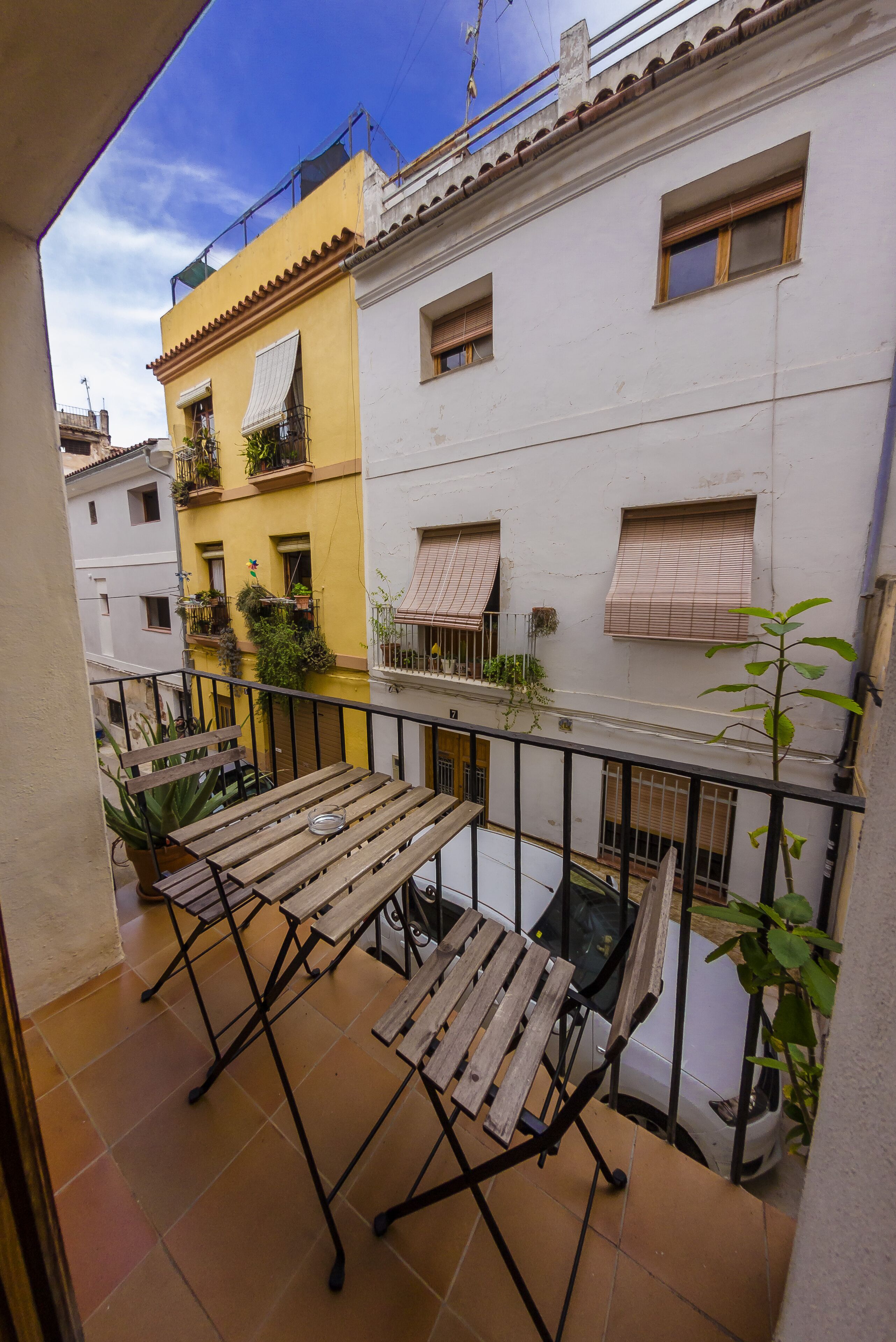 Economy Twin kamer, 1 slaapkamer | Terras