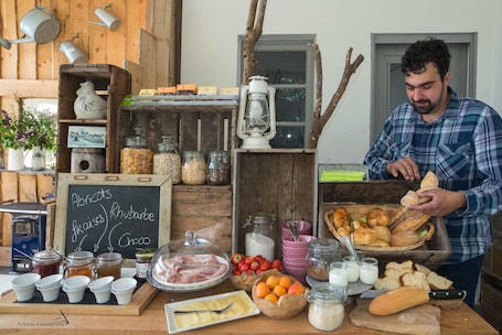 Daily local cuisine breakfast (EUR 17.50 per person)