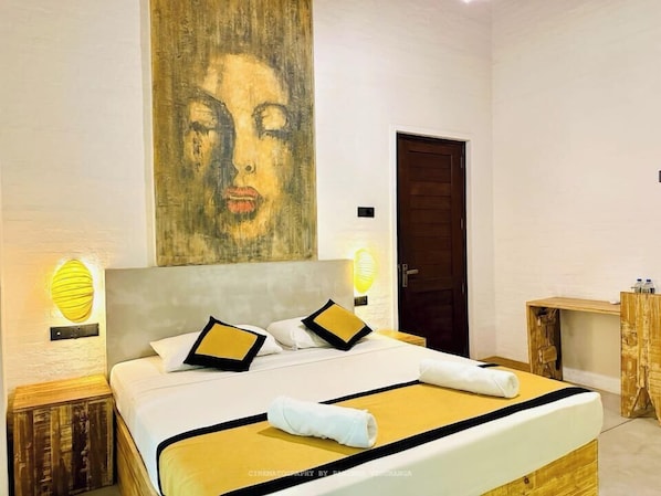 Chambres insonorisées, fer et planche à repasser, draps fournis