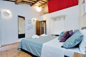 2 bedrooms, iron/ironing board, travel crib, free WiFi