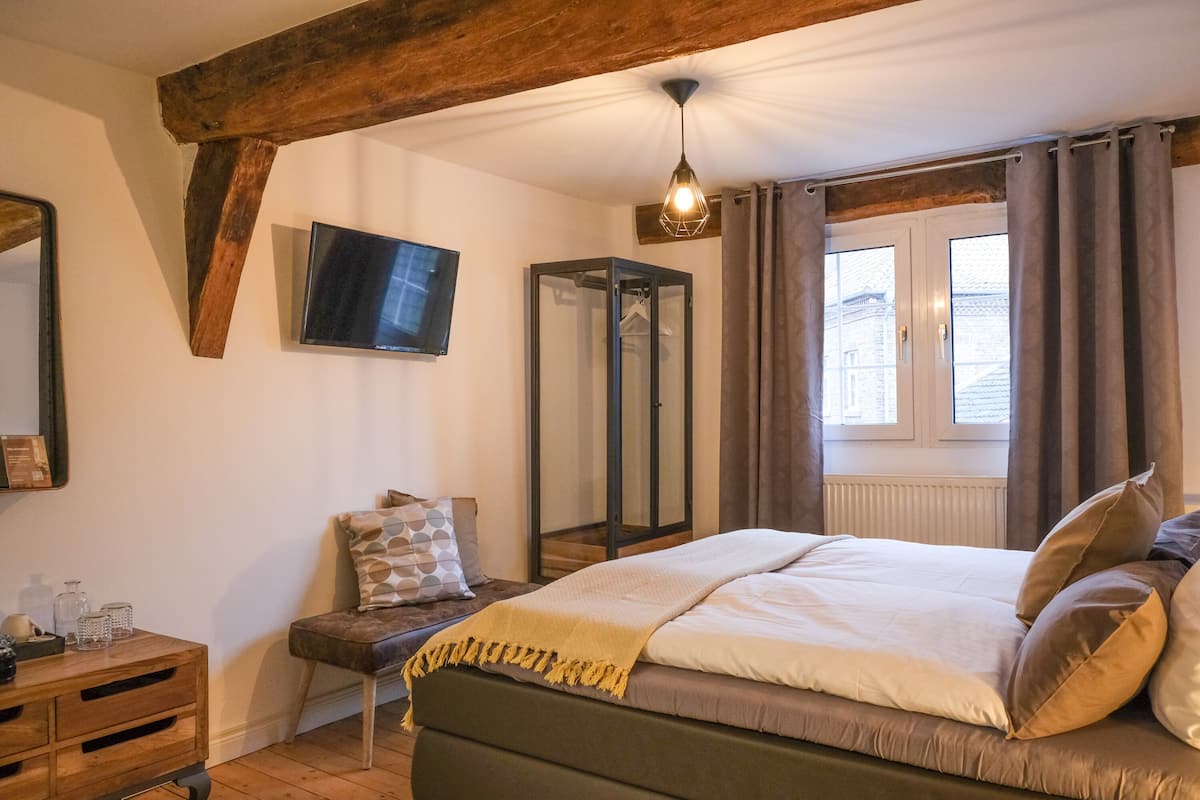 Standard-Doppelzimmer | Allergikerbettwaren, individuell dekoriert, individuell eingerichtet
