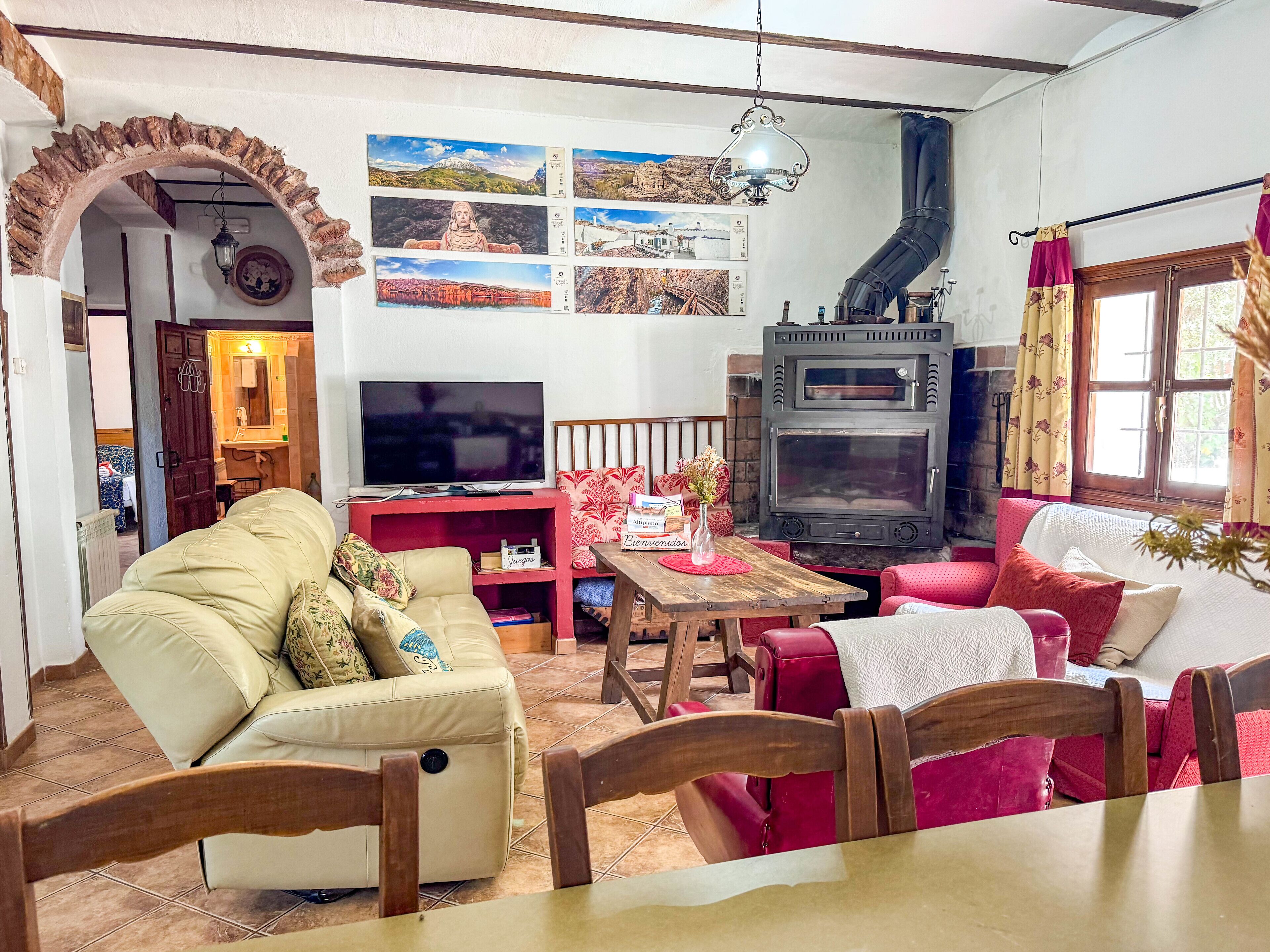 Fernseher, Kamin