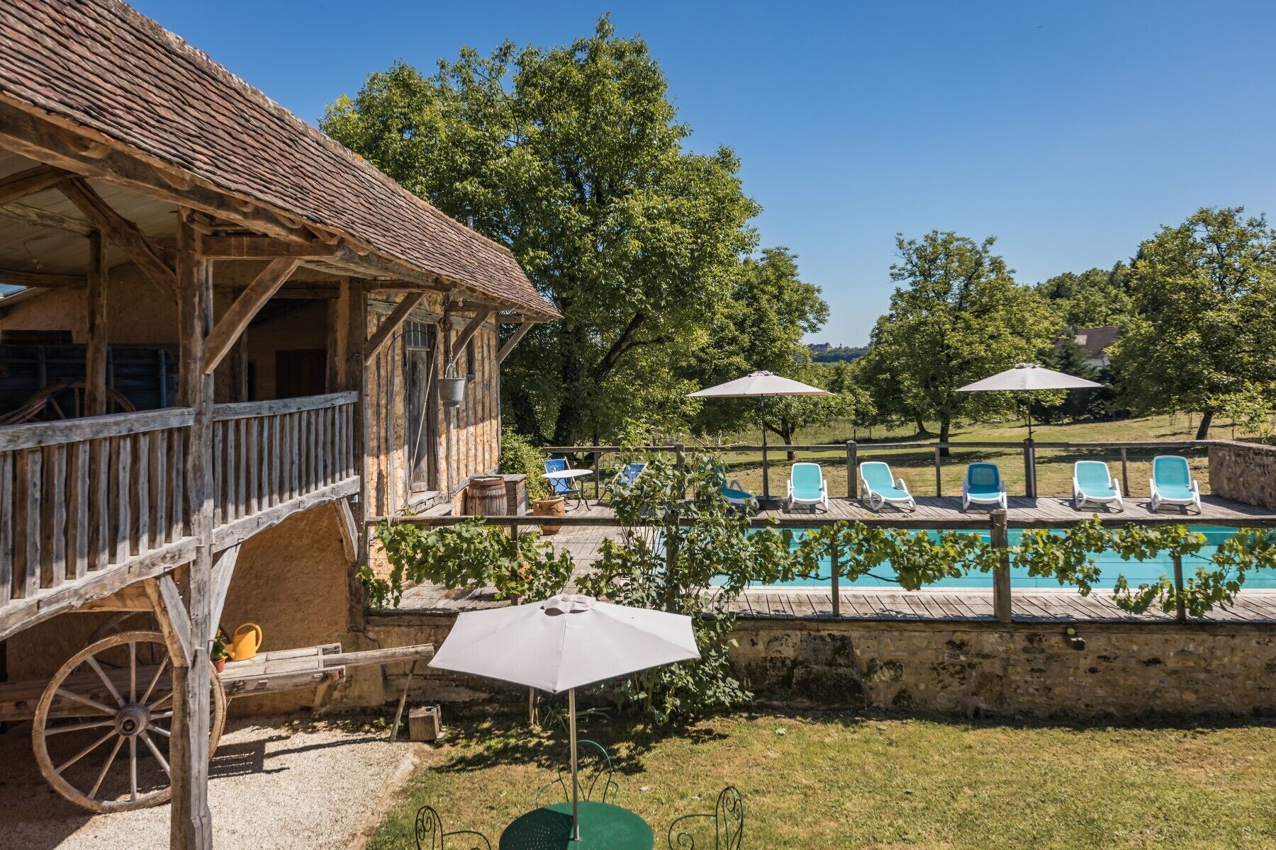 Una piscina climatizada