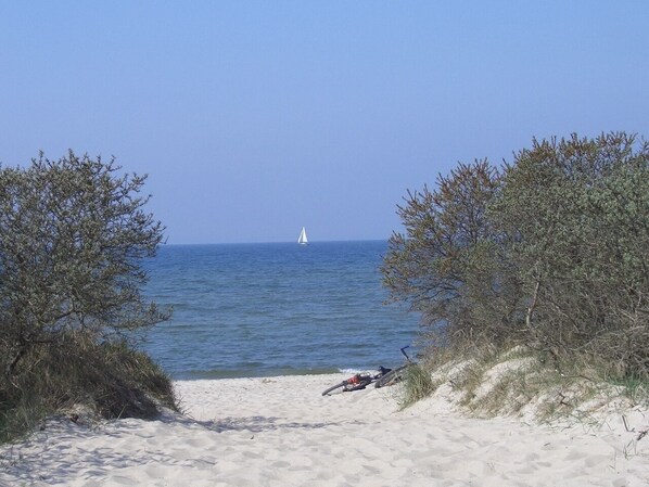Una playa cerca, sillas reclinables de playa
