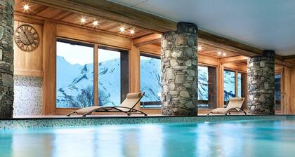 Chalet 3 habitaciones con spa y piscina, a pie de pistas