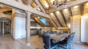 Dining - Renovated apartment with terrace, pool, spa and parking - St. Martin de Belleville (Saint-Martin-de-Belleville)