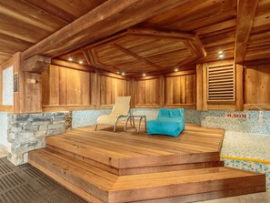 Sauna - Spacious apartment for 10 with pool, spa, and parking in Saint-Martin-de-Belleville (Saint-Martin-de-Belleville)