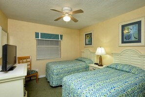2 bedrooms, in-room safe, iron/ironing board, WiFi
