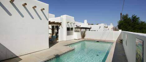 Pool the length of the house