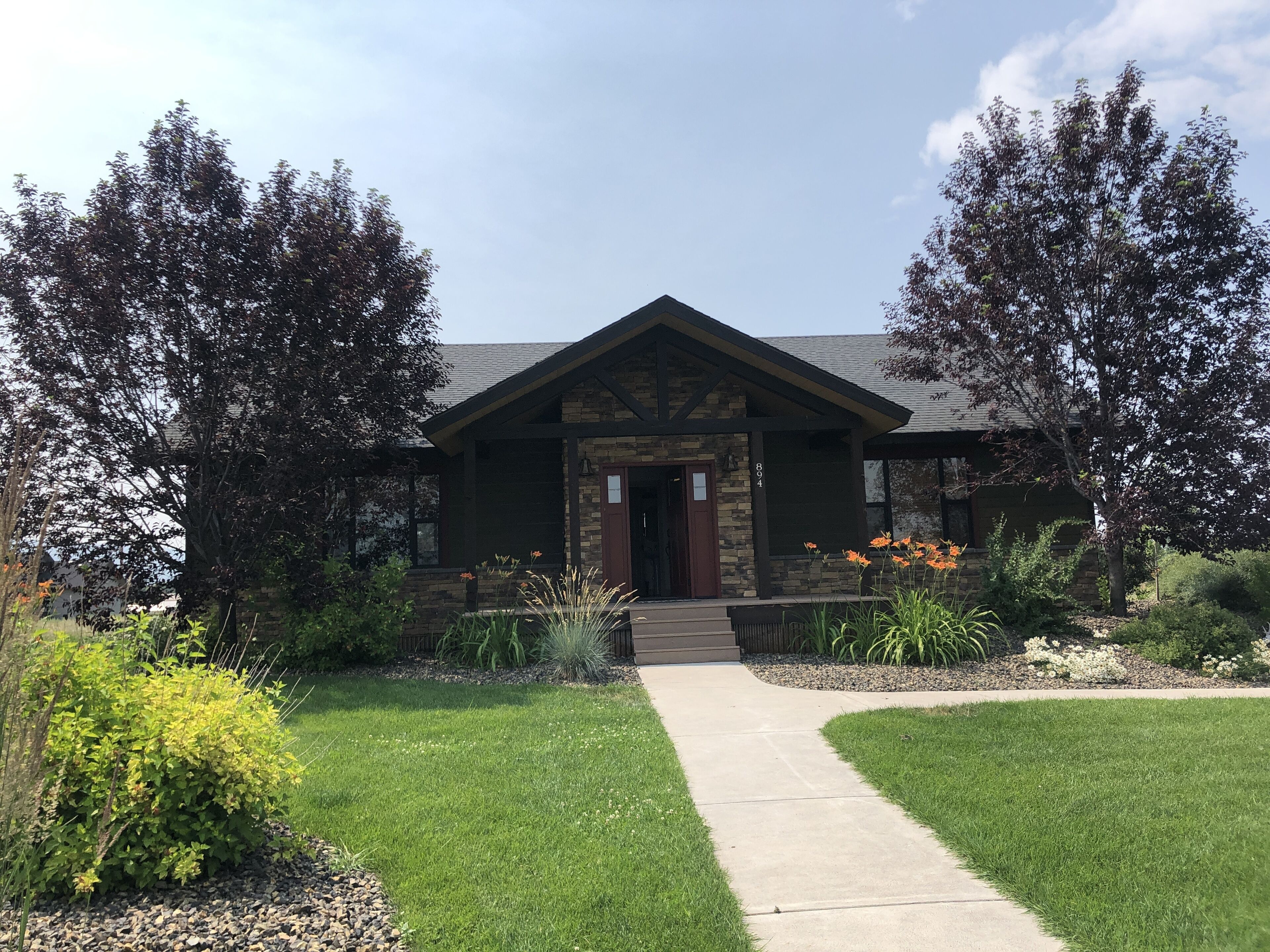 Beautiful house located in town.