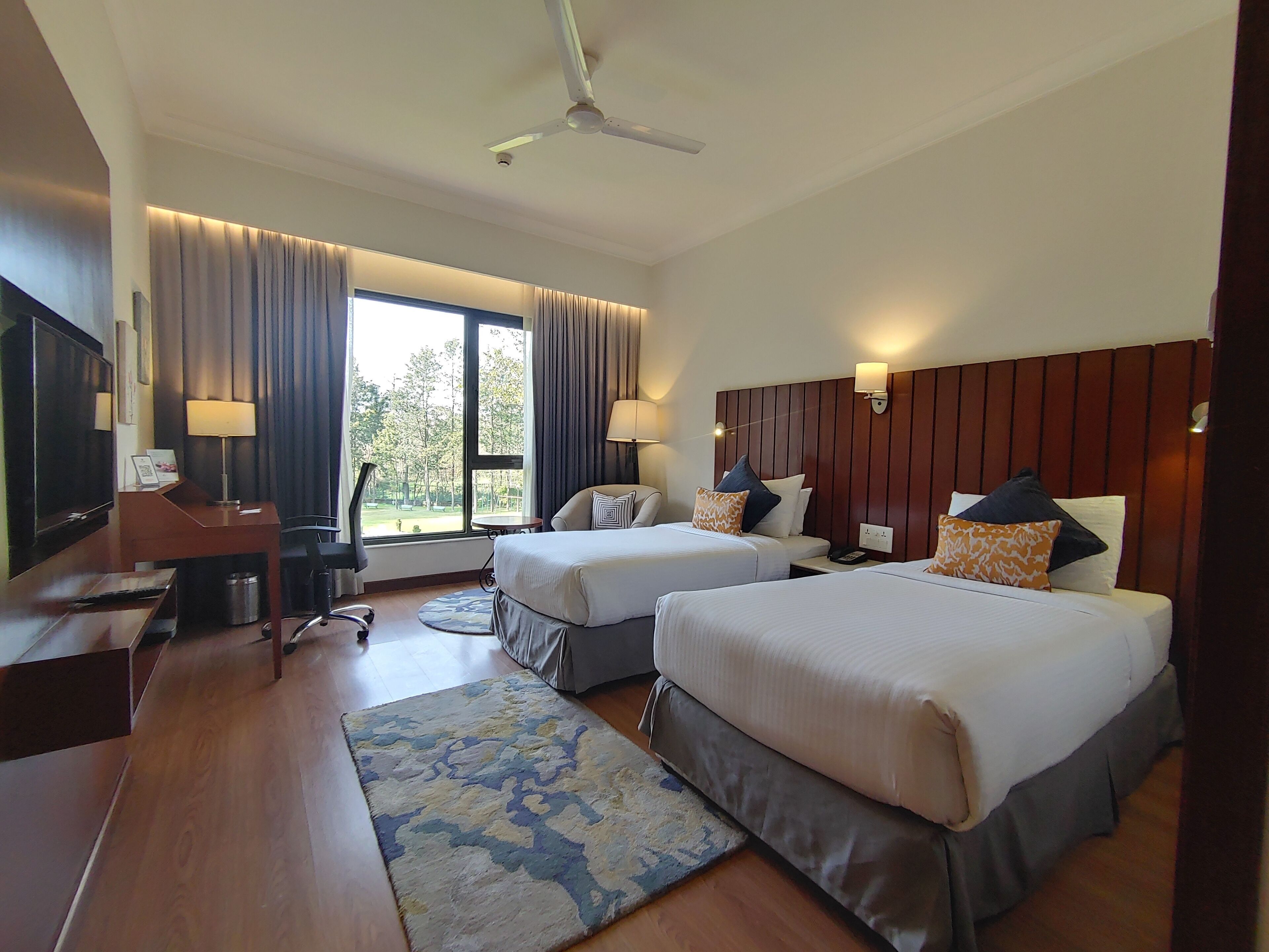 1 quarto, roupas de cama premium, frigobar, cofres nos quartos