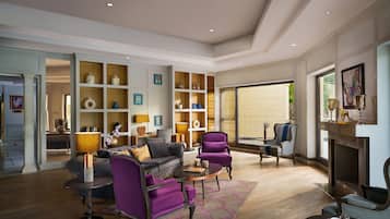 Sala de estar en el lobby