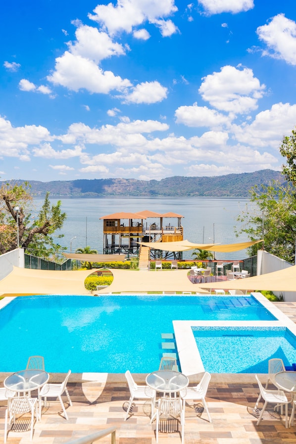 Comfort Room, Lake View (Double Room with Lake View) | View from room - Equinoccio Hotel (Santa Ana)