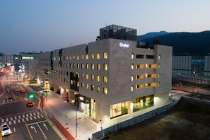 Front of property - evening/night