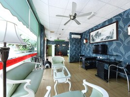 Sala de estar en el lobby