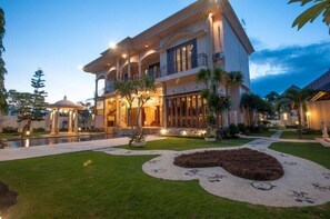 Front of property – evening/night