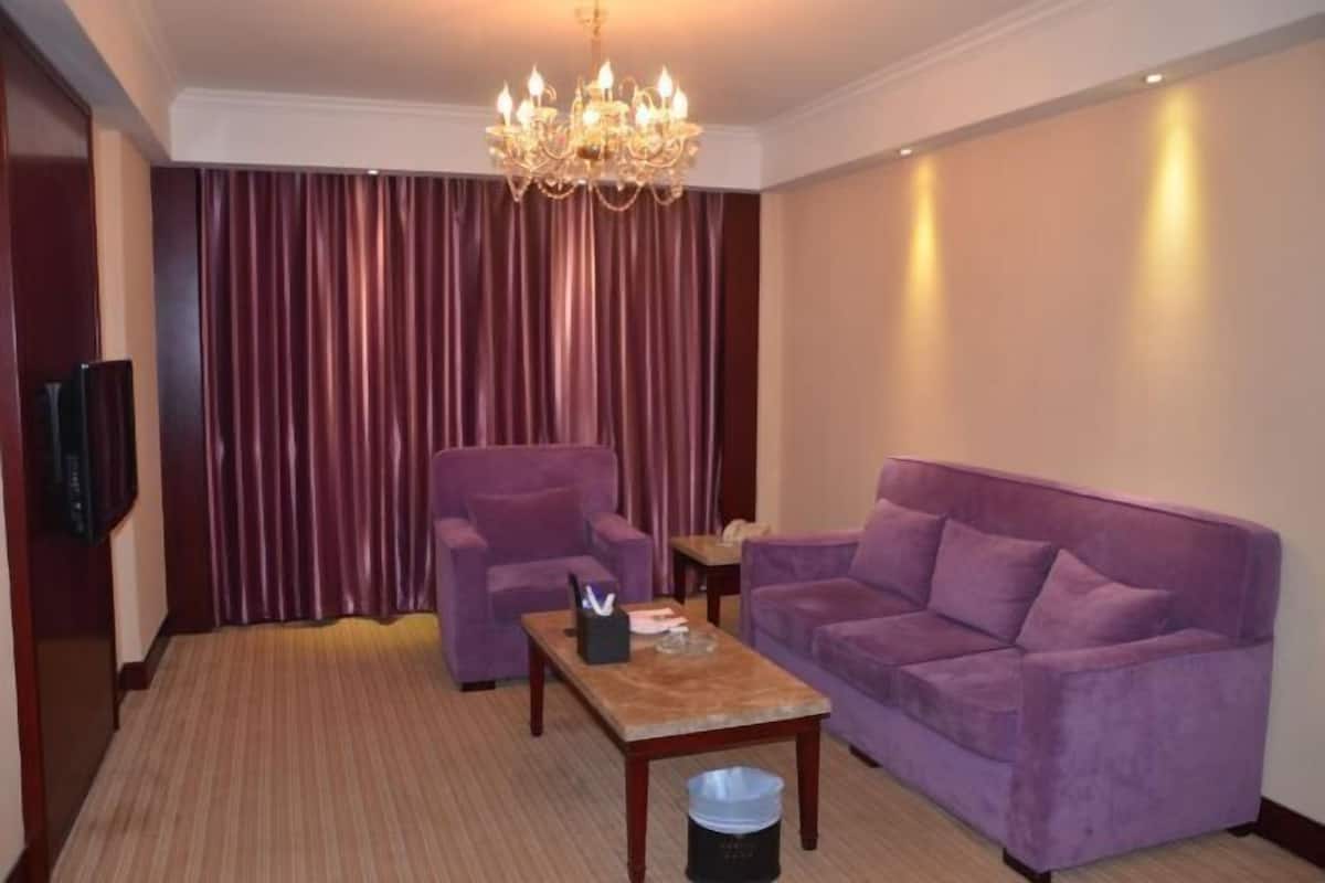 Desk, blackout curtains, iron/ironing board, free WiFi