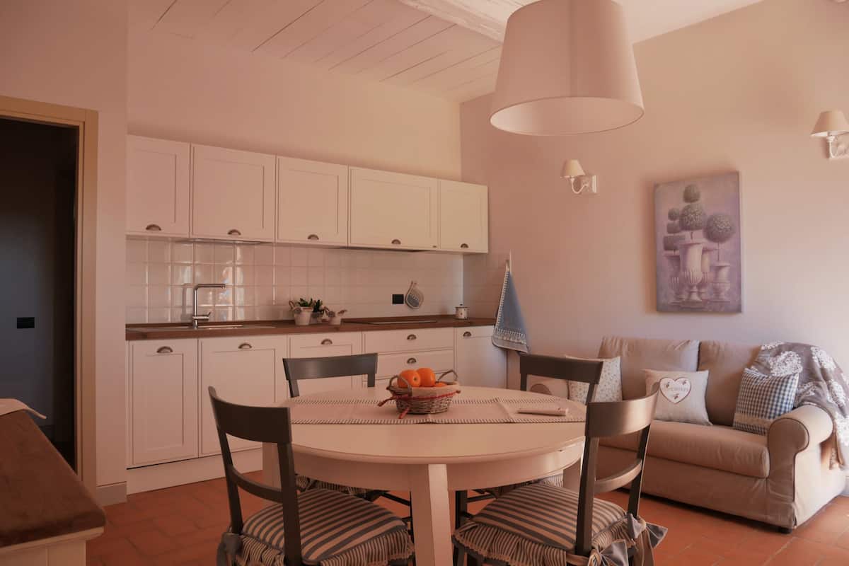 Family Suite (Corbezzolo) | Private kitchen | Fridge, electric kettle