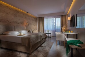 In-room safe, desk, blackout curtains, soundproofing