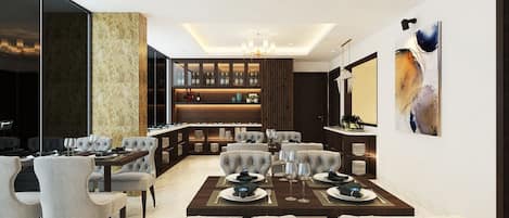 Breakfast, lunch served; local and international cuisine, beach views