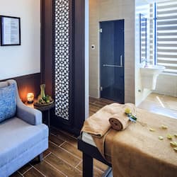 Sauna, hot tub, steam room, hot stone massages, reflexology