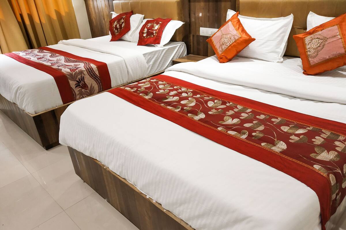 Quarto quádruplo, várias camas, para não fumantes | Wi-Fi de cortesia