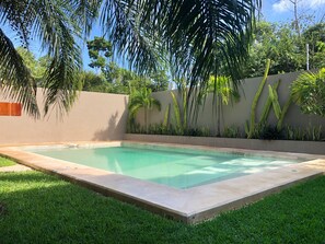 Outdoor pool - ★ Art Deco Home ★ Pool ★ Quiet Neighborhood ★ A/C (Tulum)