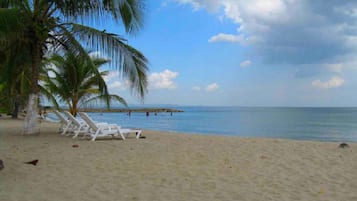 Beach nearby, white sand
