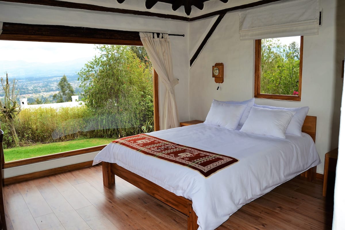 Camera doppia, vista giardino (6) | 1 camera, biancheria da letto di alta qualità, copriletto in piuma