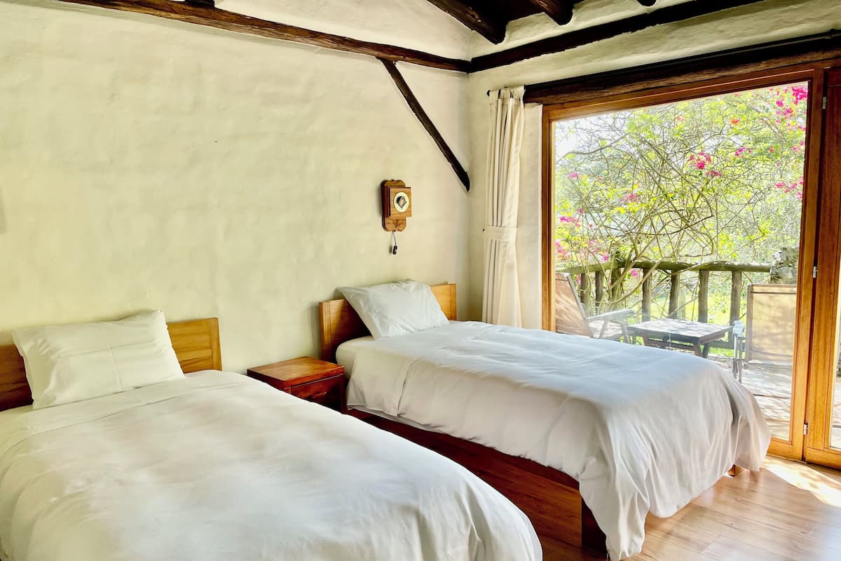 Twin Room, Garden View | Premium bedding, down comforters, bed sheets