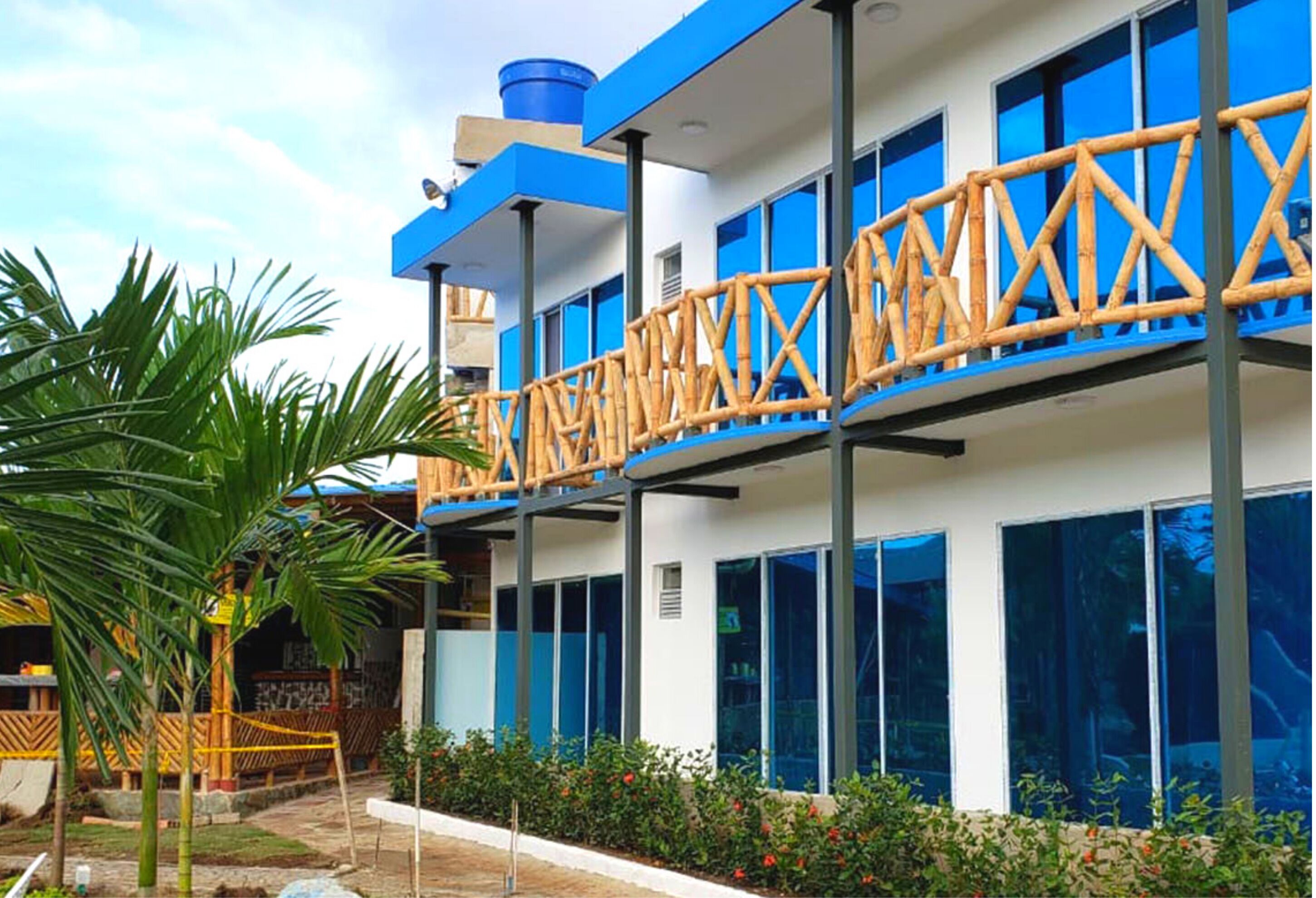 Façade de l’hébergement