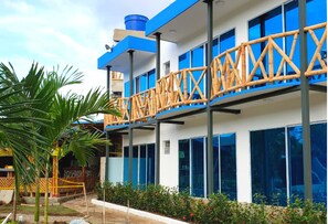 Façade de l’hébergement