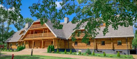 Majoituspaikan julkisivu