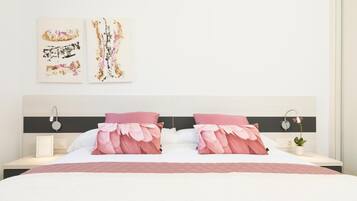 Individually decorated, individually furnished, laptop workspace